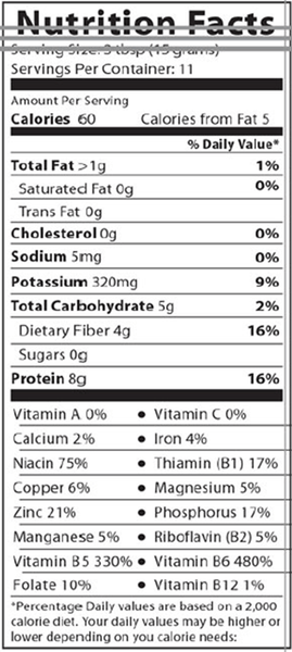 Nutritional Yeast Unfortified (Foods Alive)