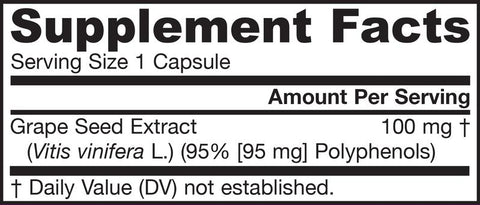 OPCs+95 Grape Seed Extr.100 mg (Jarrow Formulas)