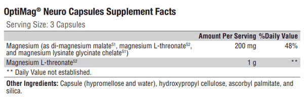 OptiMag Neuro (Xymogen)