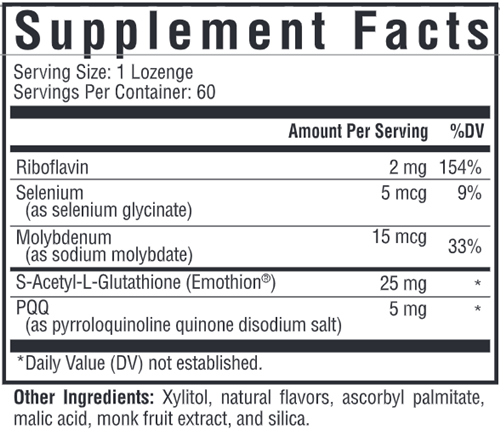 Optimal Glutathione Plus Lozenge Seeking Health