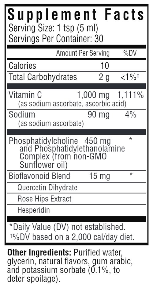 Optimal Liposomal Vitamin C Plus Seeking Health