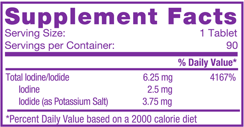 Optimox® Iodoral® 6.25 mg (Allergy Research Group)