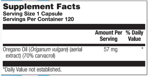 Oregano Oil (Nutra Biogenesis)