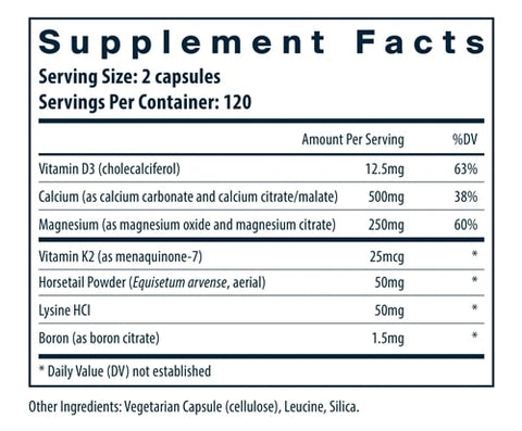 Osteo-Nutrients II with Vitamin K2-7 Vital Nutrients