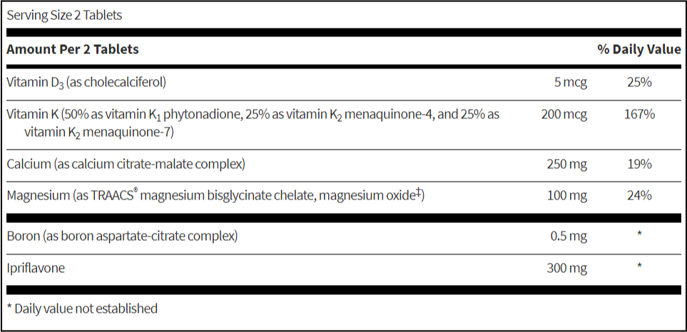 OsteoThera Plus Ipriflavone SFI Health