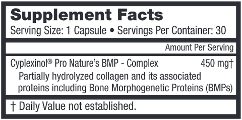 Ostinol Advanced 450 (ZyCal Bioceuticals) Supplement Facts