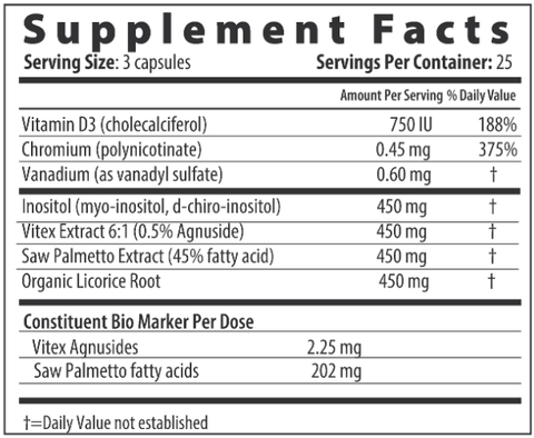 PCO Px (Restorative Formulations) Supplement Facts