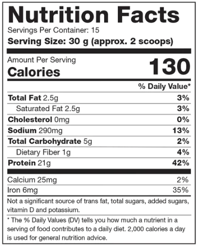 Pea Protein Isolate (Biotics Research)