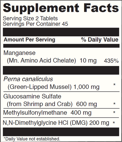 Perna Plus 90 (DaVinci Labs) Supplement Facts