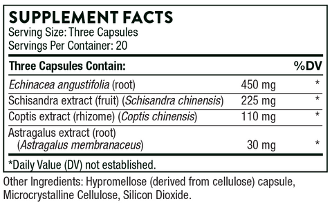 Phytogen (Thorne) Supplement Facts