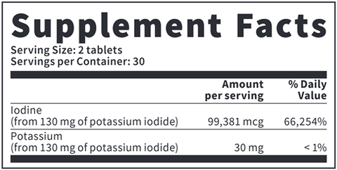 Potassium Iodide 65 mg (Vitazan Pro)