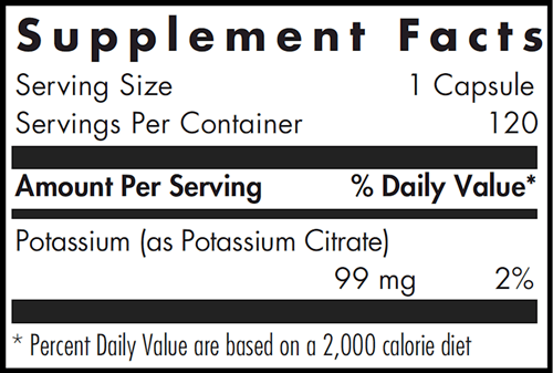 Potassium Citrate (Allergy Research Group)