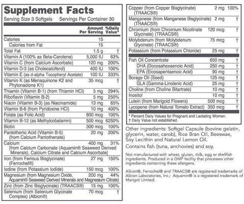 Pre-Natal Multivitamin with DHA (Protocol for Life Balance)