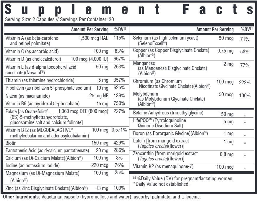 Prenatal Essentials Seeking Health