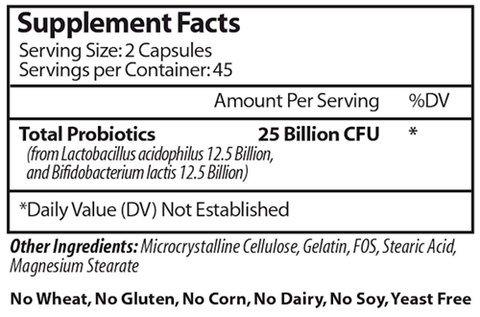 ProBiotic 25 Billion Vinco