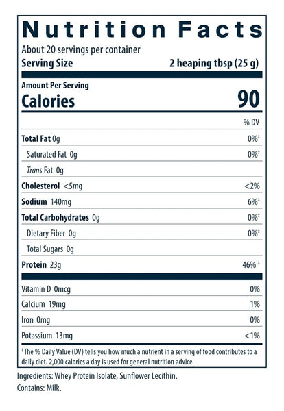 ProWhey - Plain Whey Protein Vital Nutrients