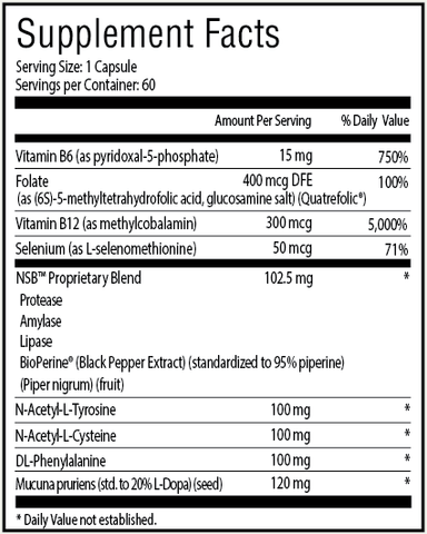 Procite-D (Sanesco) Supplement Facts