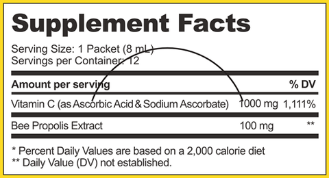 Propolis Liposomal + Vitamin C (Beekeeper's Naturals)