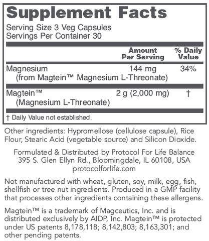 Protosorb Magnesium (Protocol for Life Balance)