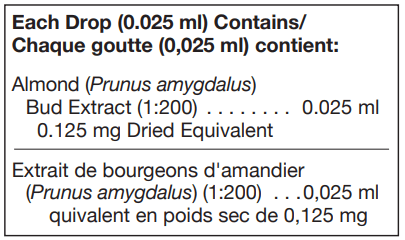 Prunus amygdalus (bud) 125ml (UNDA)