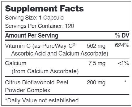 PureWay-C 500 mg (Advanced Nutrition by Zahler)