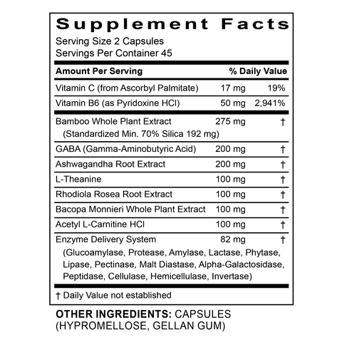 ReZEN (Transformation Enzyme) Supplement Facts