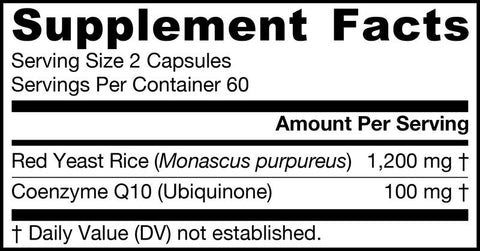 Red Yeast Rice + Co-Q10 (Jarrow Formulas)