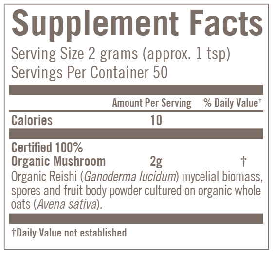 Reishi (Ganoderma lucidum) (Om Mushrooms)