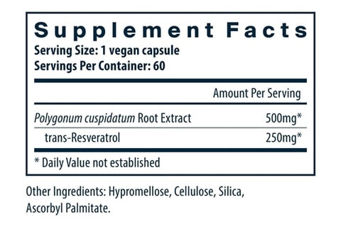 Resveratrol Ultra High Potency Vital Nutrients