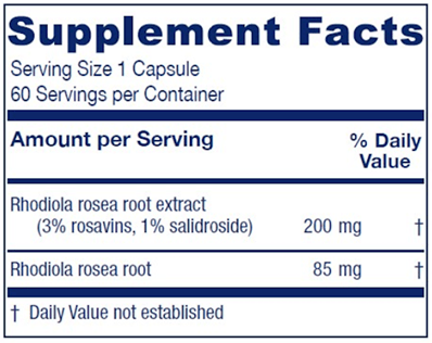 Rhodiola Extract Plus (Vitanica)