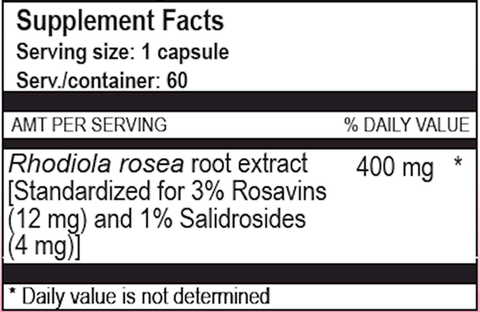 Rhodiola Plus (True Botanica)