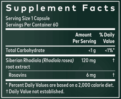 Rhodiola Rosea (Gaia Herbs)