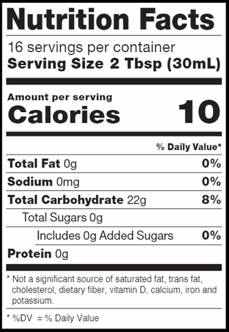 RxSugar Organic Cinnamon Syrup (RxSugar)