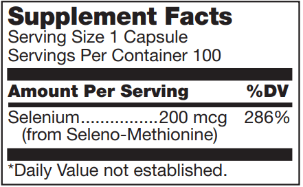 Seleno-Methionine 200 Mcg (Douglas Labs)