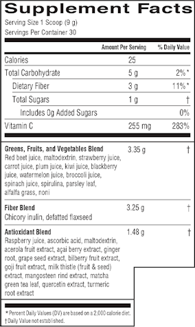 Superfruit Greens Straw-Kiwi (Barlean's Organic Oils)