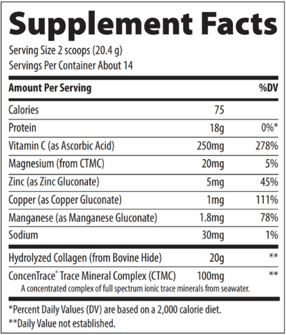 TMAncestral Collagen Peptides Powder (Trace Minerals Research)