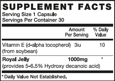 Tang Royal Jelly 1000 mg (Health Aid America)