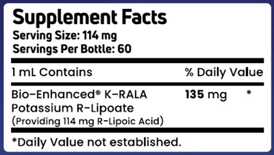 The R-Lipoic Solution (GeroNova Research)