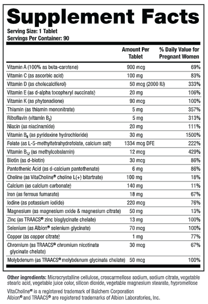 TheraNatal Core Preconception (Theralogix)