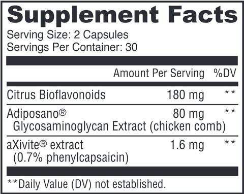 Thermogenic Weight Management (Diem) Supplement Facts