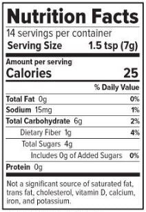 Turmeric Milk Mix (Banyan Botanicals) Nutrition Facts