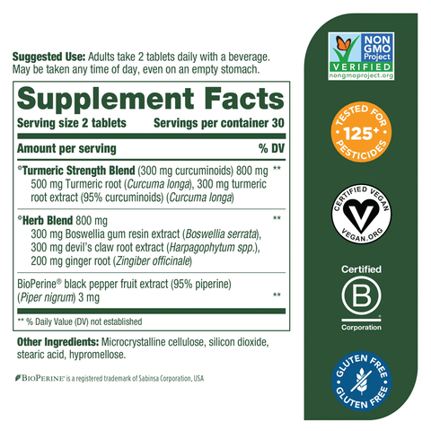 Turmeric Curcumin Extra Strength Joint (MegaFood)