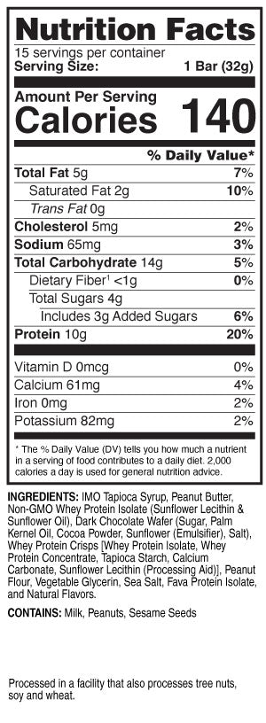 Unjury Protein Bars - Chocolate Peanut Butter (Bariatric Fusion)