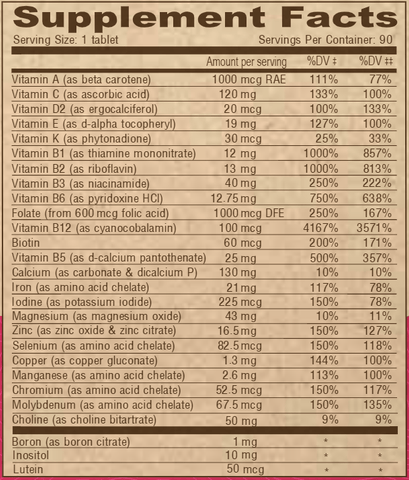 Vegan Prenatal Multivitamin (Deva Nutrition LLC)