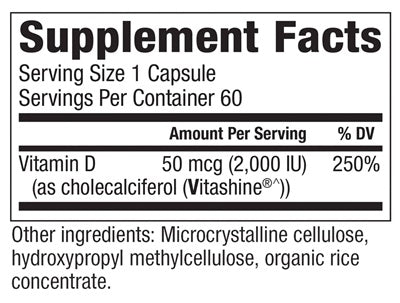 Vegan Vitamin D3 Capsules (EquiLife)