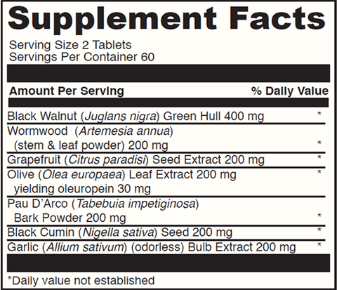 Vira Shield DaVinci Labs Supplement Facts