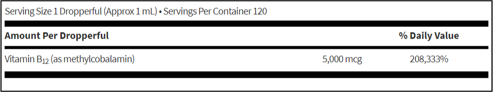 Vitamin B12 (Methylcobalamin) (SFI Health)