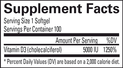 Vitamin D3 5000 (Brain MD)