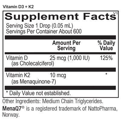 Vitamin D3 + K2 (EquiLife)