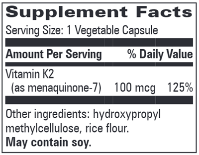 Vitamin K2 (Progressive Labs)